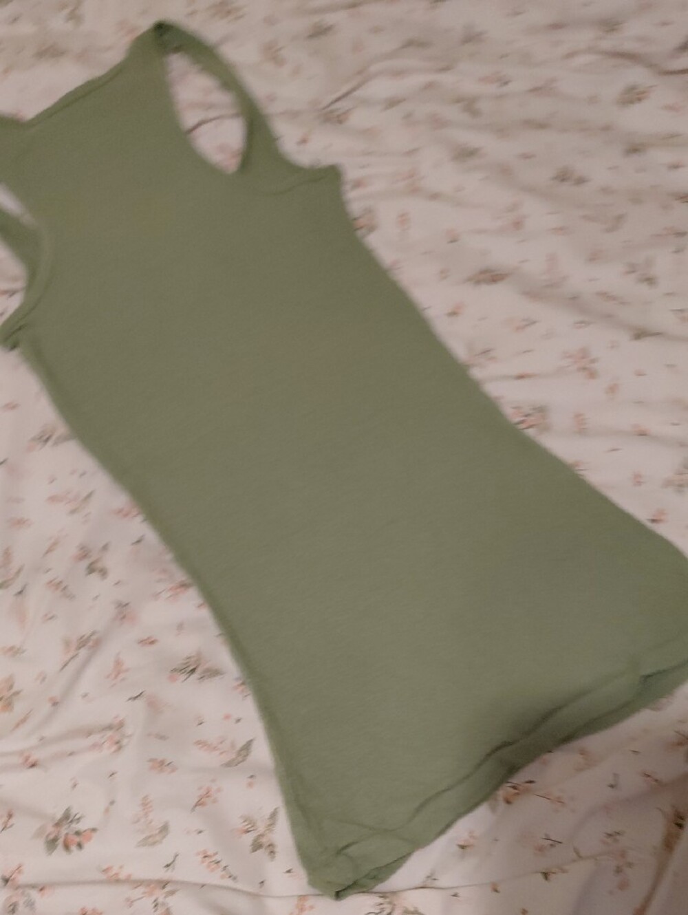 Rue21 Olive Ribbed Racerback Tank - Picture 7 of 8